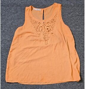 Maurices Tank Top‎ Sleeveless Cutout Casual Blouse Orange Size 1